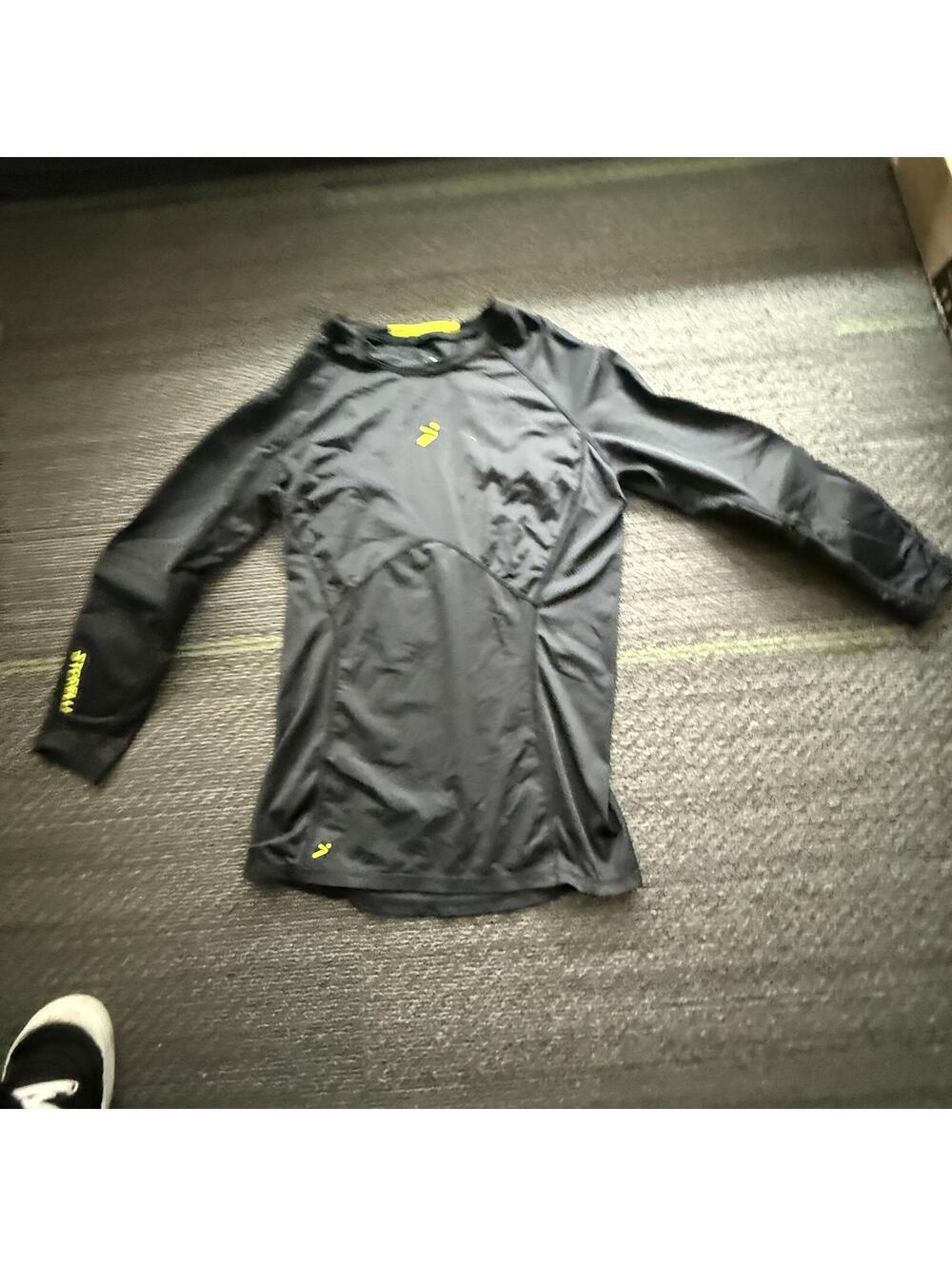 Storelli BodyShield GK 3/4 Ultimate Protection Goalie Shirt Mens Medium Black